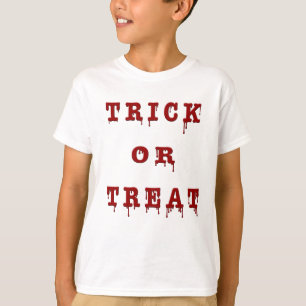 Camiseta Bloody - Letra Trick ou Treine