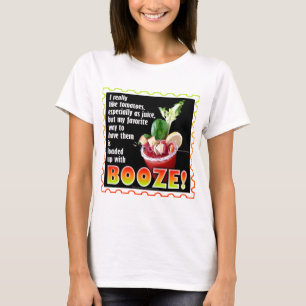 Camiseta BLOODY MARY, carregado acima com as bebidas!