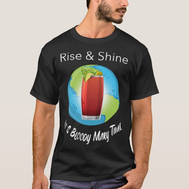 Camiseta Bloody Mary Time Brunch Wonderlust Graphic (Frente)