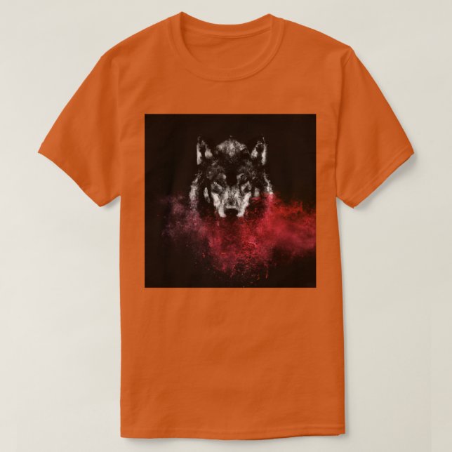Camiseta Bloody Wolf (Frente do Design)