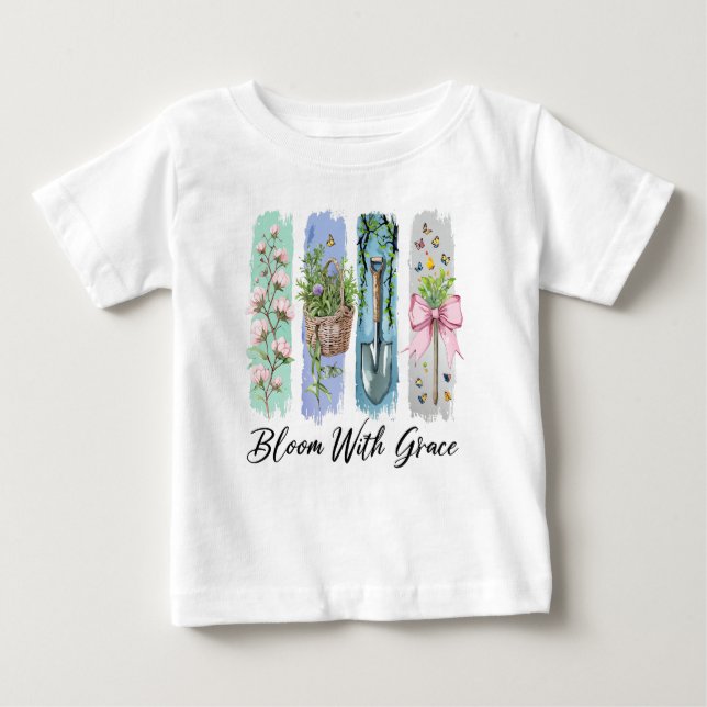 Camiseta Bloom com a Arte Floral Grace Garden (Frente)