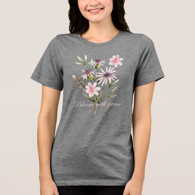 Camiseta Bloom com Grace Floral (Frente)