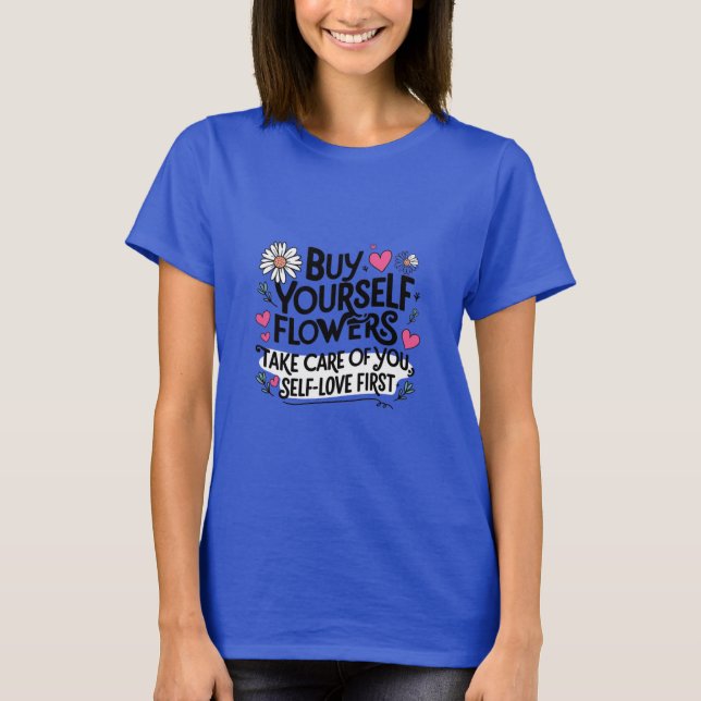 Camiseta Bloom com Mulheres de Tee Autoamadas (Frente)