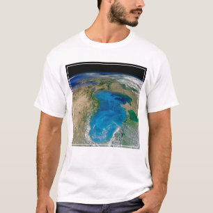 Camiseta Bloom De Fitoplâncton Azul No Mar Negro