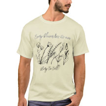 Camiseta Bloom de Flores Selvagens