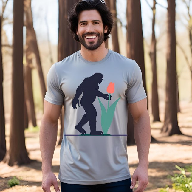 Camiseta Bloom de Páscoa do Pé Grande: Fantasia Engraçada (Criador carregado)