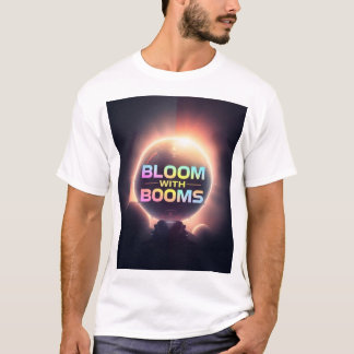 Camiseta Bloom e Boom: Floreça com o Poder