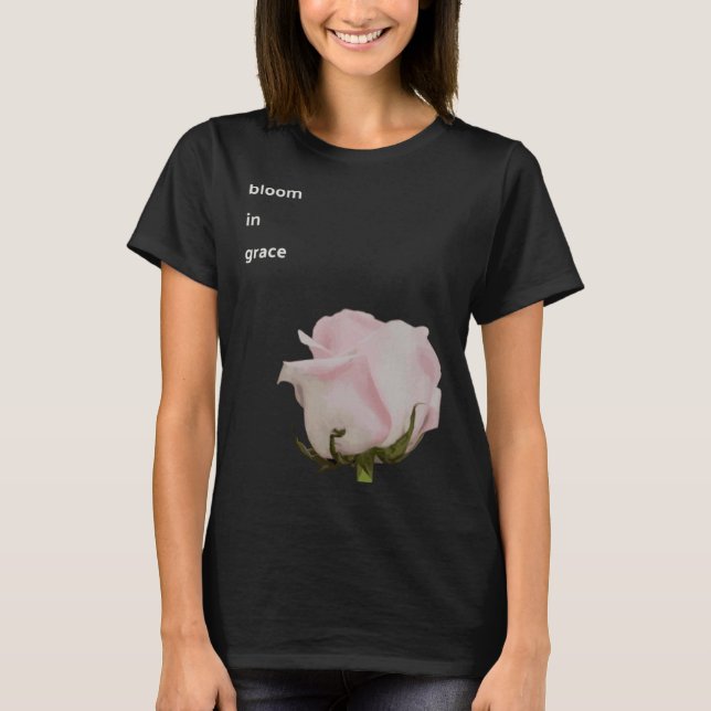 Camiseta Bloom in Grace New beginning optimistic power flow (Frente)