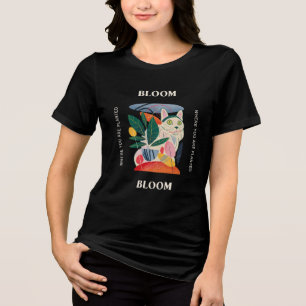 Camiseta Bloom Onde Você Está Plantado Motivacional