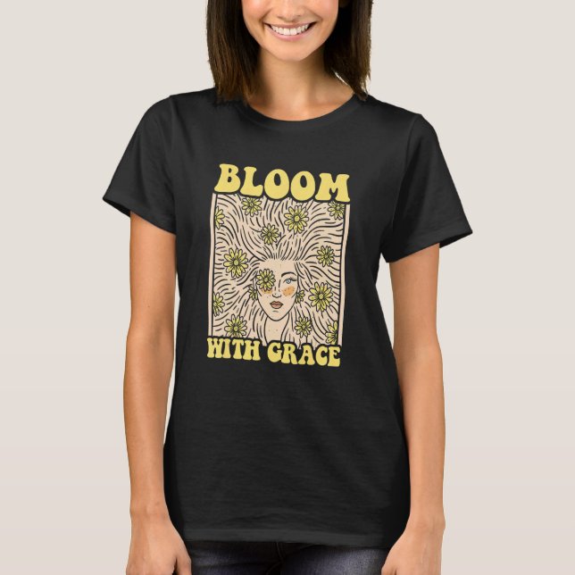 Camiseta Bloom With Grace Gardener Botanical Gardening Plan (Frente)