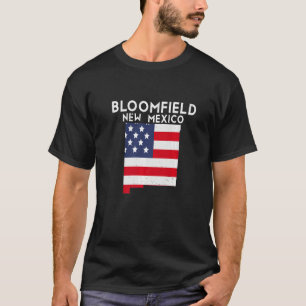Camiseta Bloomfield USA State America Viagem Novo México No