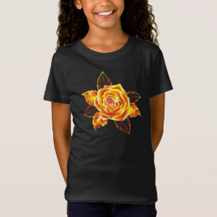 Camiseta Blooming Fire Rosa