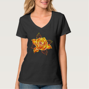 Camiseta Blooming Fire Rosa