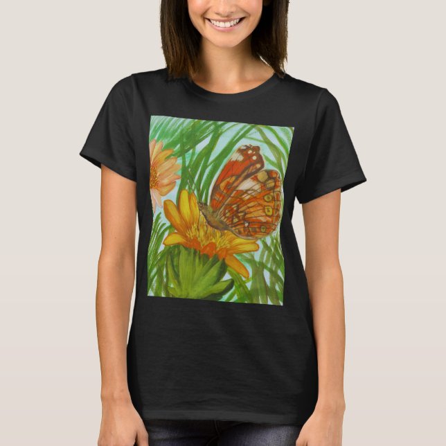 Camiseta Blooming flower garden (Frente)