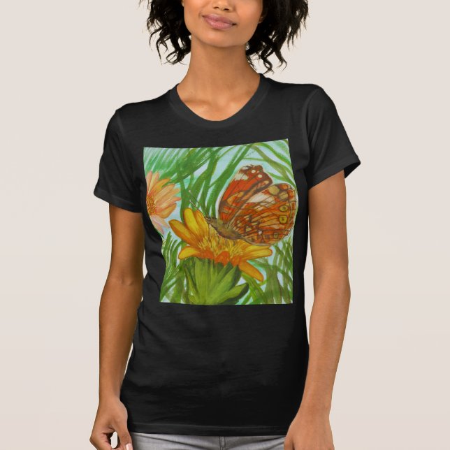 Camiseta Blooming flower garden (Frente)
