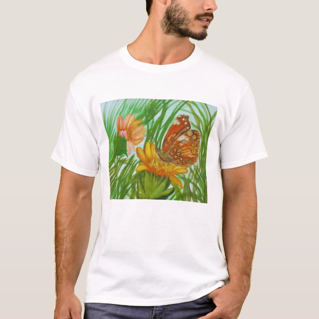 Camiseta Blooming flower garden (Frente)