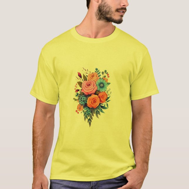 Camiseta Blooming Grace Floral Tee (Frente)
