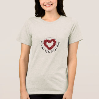 Camiseta Blooming Love Dia de os namorados