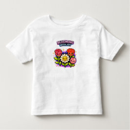 Camiseta Blooming With Joy Garden – Cute Toddler Girl T-Sh