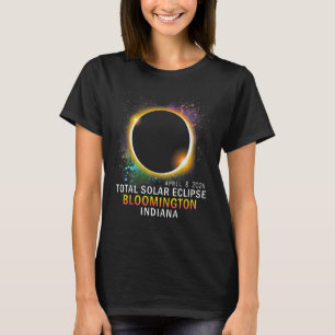 Camiseta Bloomington Indiana Total Solar Eclipse 8 20 abril