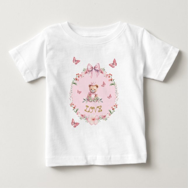 Camiseta Blooms & Butterflies  (Frente)