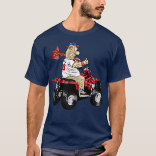 Camiseta blooper Race quad atlanta Mascot toon Estilo TShir