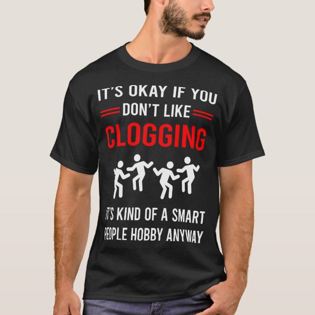 Camiseta Bloqueador de Clogs do R Smart Pessoas (Frente)