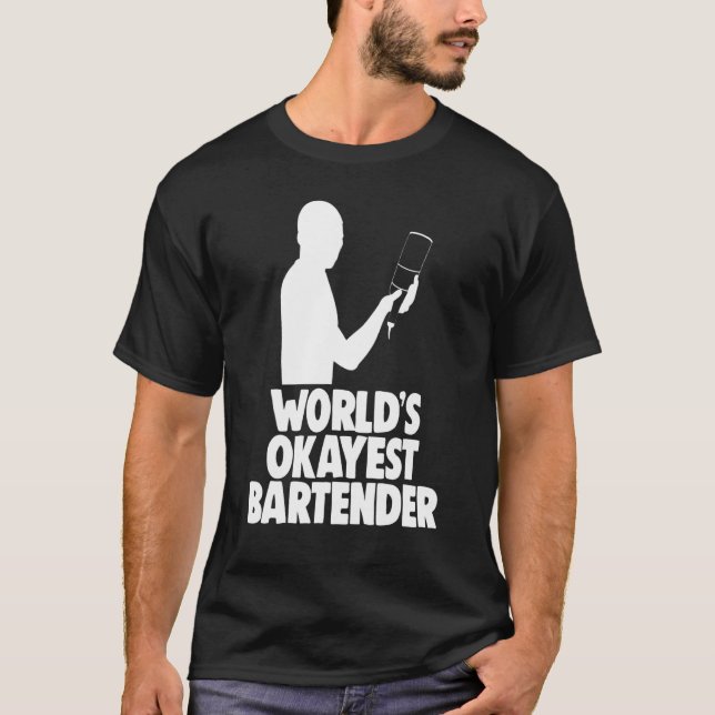 Camiseta Bloqueadores de Tee do Funcionário do Bar de Barte (Frente)