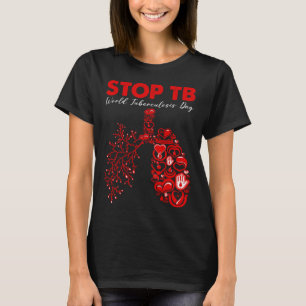 Camiseta Bloquear a tuberculose Dia Mundial da Tuberculose 