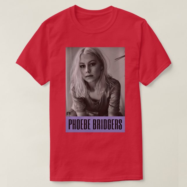 Camiseta Bloquear Bridgers de Phoebe 5 (Frente do Design)