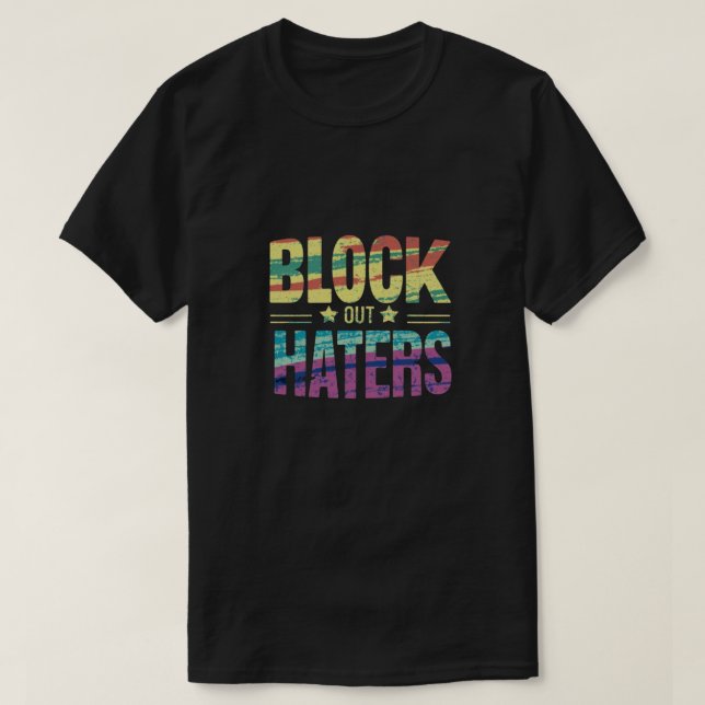 Camiseta Bloquear portadores (Frente do Design)