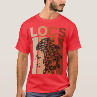 Camiseta Bloqueia Palavras Retroativas Vintage no Cabelo