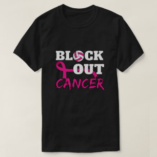 Camiseta Bloqueio de Consciência do Cancer de Voleibol