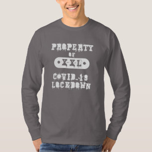Camiseta Bloqueio de propriedade Covid-19