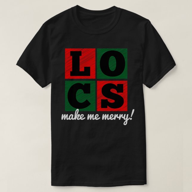Camiseta Bloqueios me fazem feliz Natal (Frente do Design)