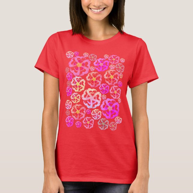 Camiseta Blossom Hearts (Frente)