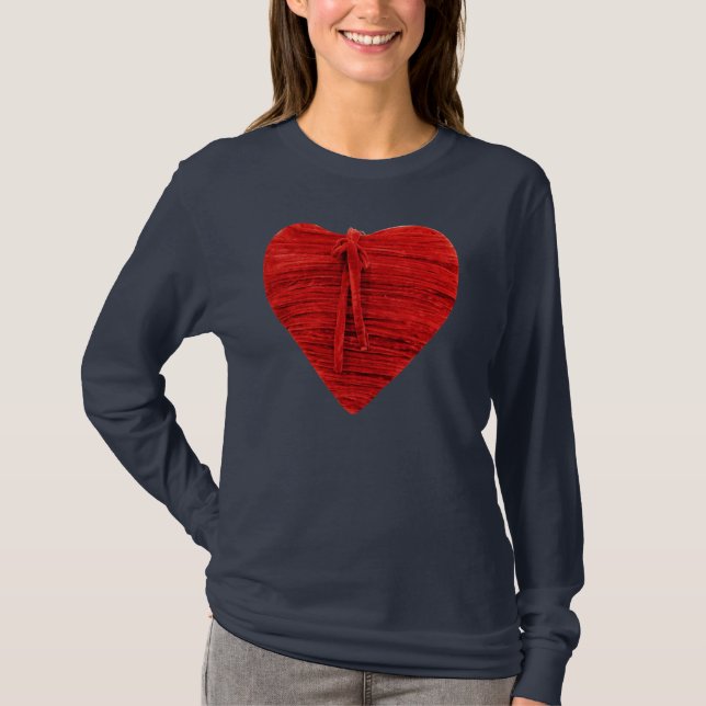 CAMISETA BLOUSA DO CORAÇÃO VERMELHO (Frente)
