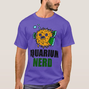 Camiseta Blowfish Aquartística Nerd de Aquário Humor
