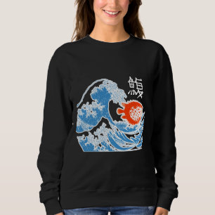 Camiseta Blowfish De Kanagawa Fish Graphic Hokusai
