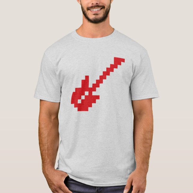 Camiseta Bloxels Guitar (Frente)