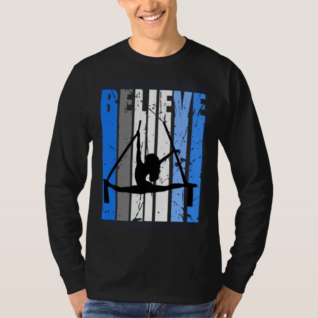 Camiseta Blue Air Yoga Dance Air Yoga Believe Motivating Da (Frente)