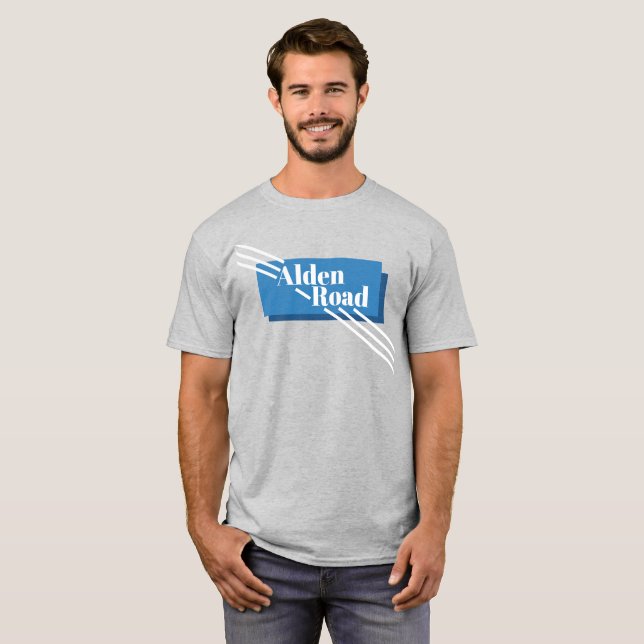 Camiseta Blue Alden Road (Frente Completa)