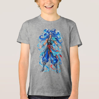 Camiseta Blue Aqua Goddess Fantasy Warrior