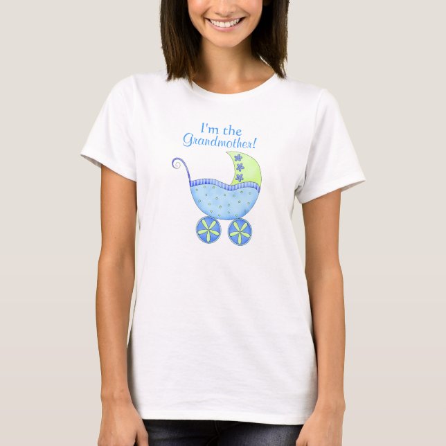Camiseta Blue Baby Buggy "Eu sou a avó" (Frente)