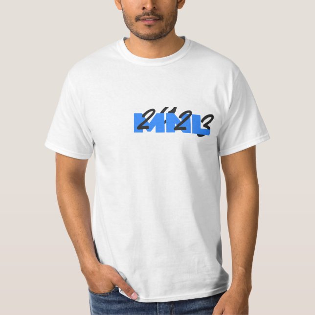 Camiseta Blue black (Frente)