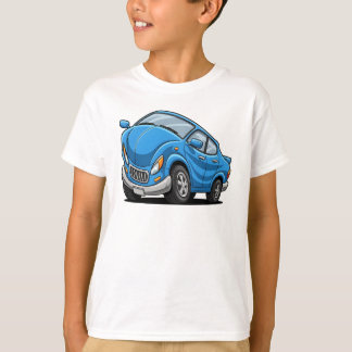 Camiseta Blue Cartoon Car