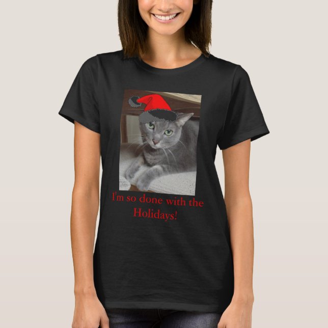 Camiseta Blue Cat Russo de Natal (Frente)