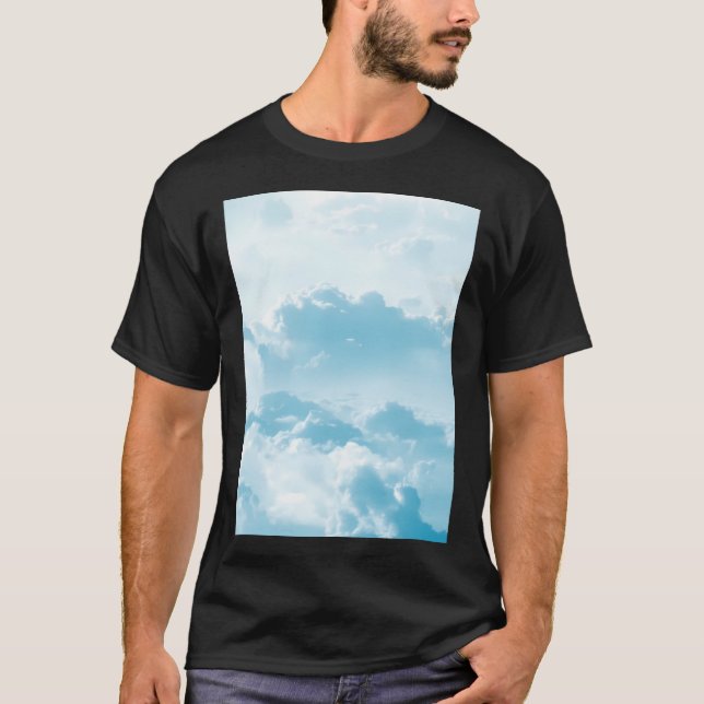 Camiseta Blue Cloudy - Visão Linda do Céu - Bestseller (Frente)