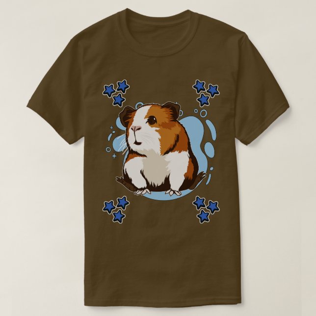 Camiseta Blue Design Guiné Pig (Frente do Design)