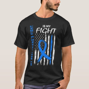 Camiseta Blue Diabetes: melhor bandeira amizade americana